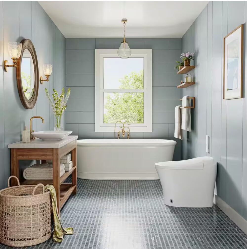 1/1.27 GPF Tankless Elongated Smart Toilet Bidet in White with Dual Flush System, Auto Flush, Heated Seat and Remote - Image 3